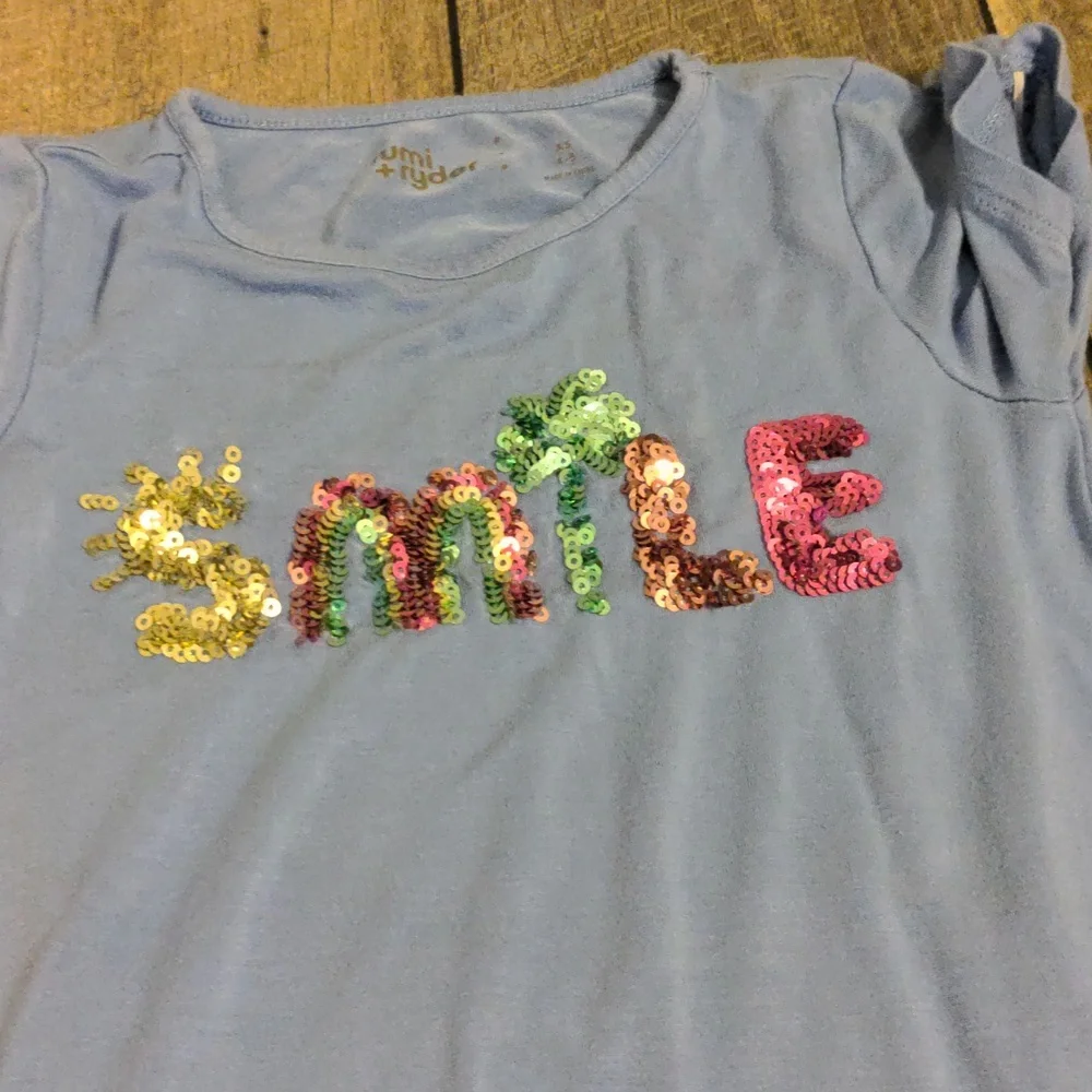 Sequenced Smile Dress with Pockets Size (4-5)